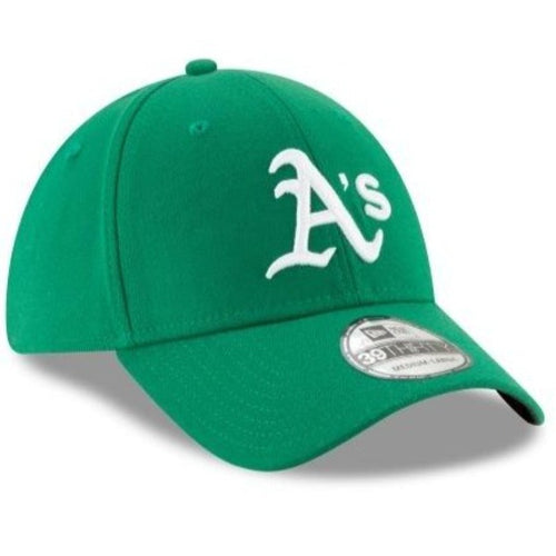 New Era Men's Oakland A's 39Thirty Team Classic Stretch Fit- Kelly green