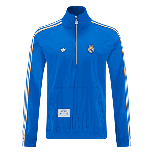 2026 Real Madrid Blue Windbreaker Jacket