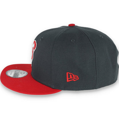 New Era Arizona Diamondbacks 2-Tone Color Pack 9FIFTY Snapback Hat - Grey/Scarlet