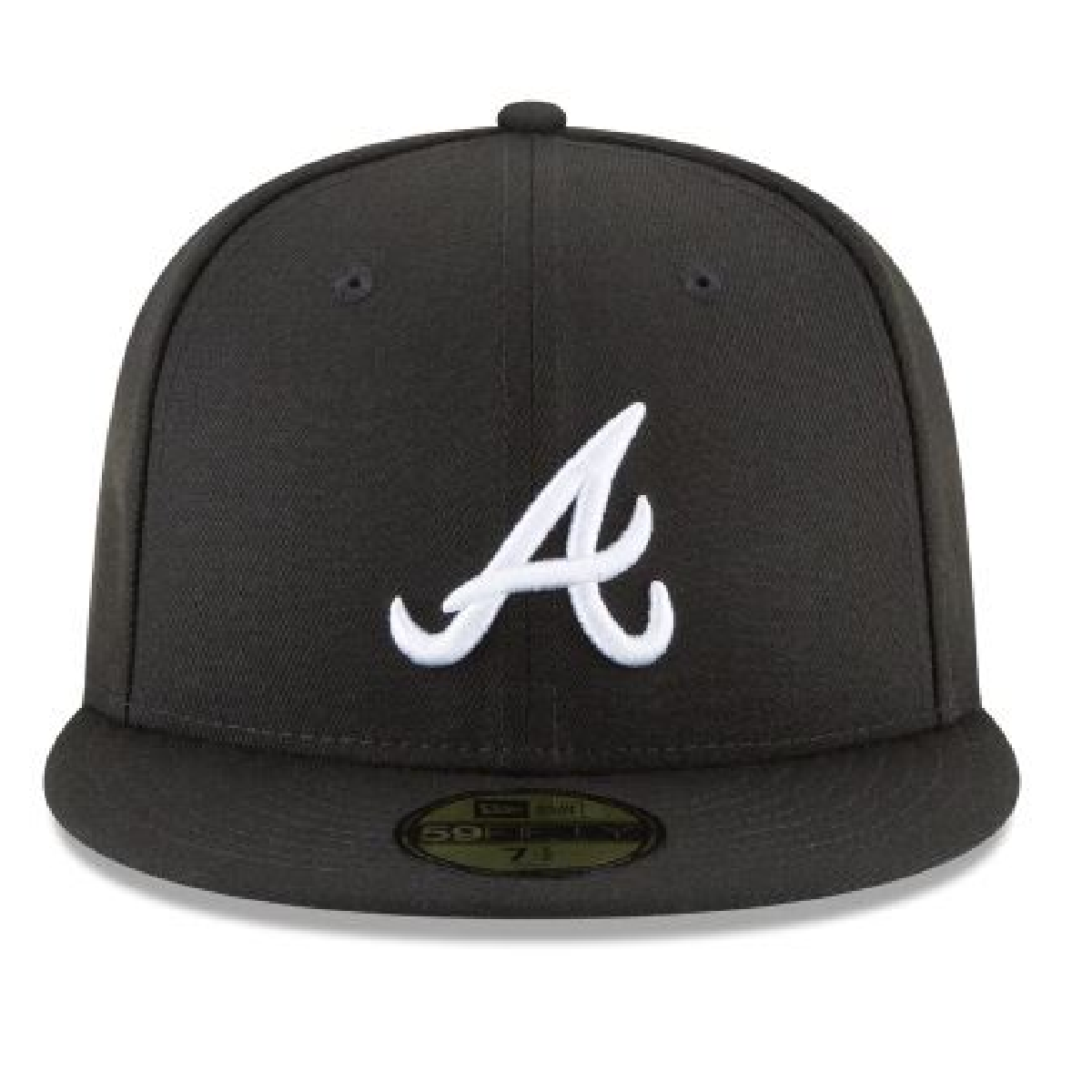 ATLANTA BRAVES NEW ERA BASIC 59FIFTY FITTED-BLACK/WHITE