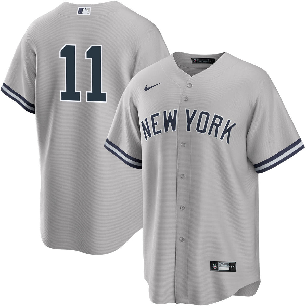 Anthony Volpe New York Yankees Road Player Jersey - Gray