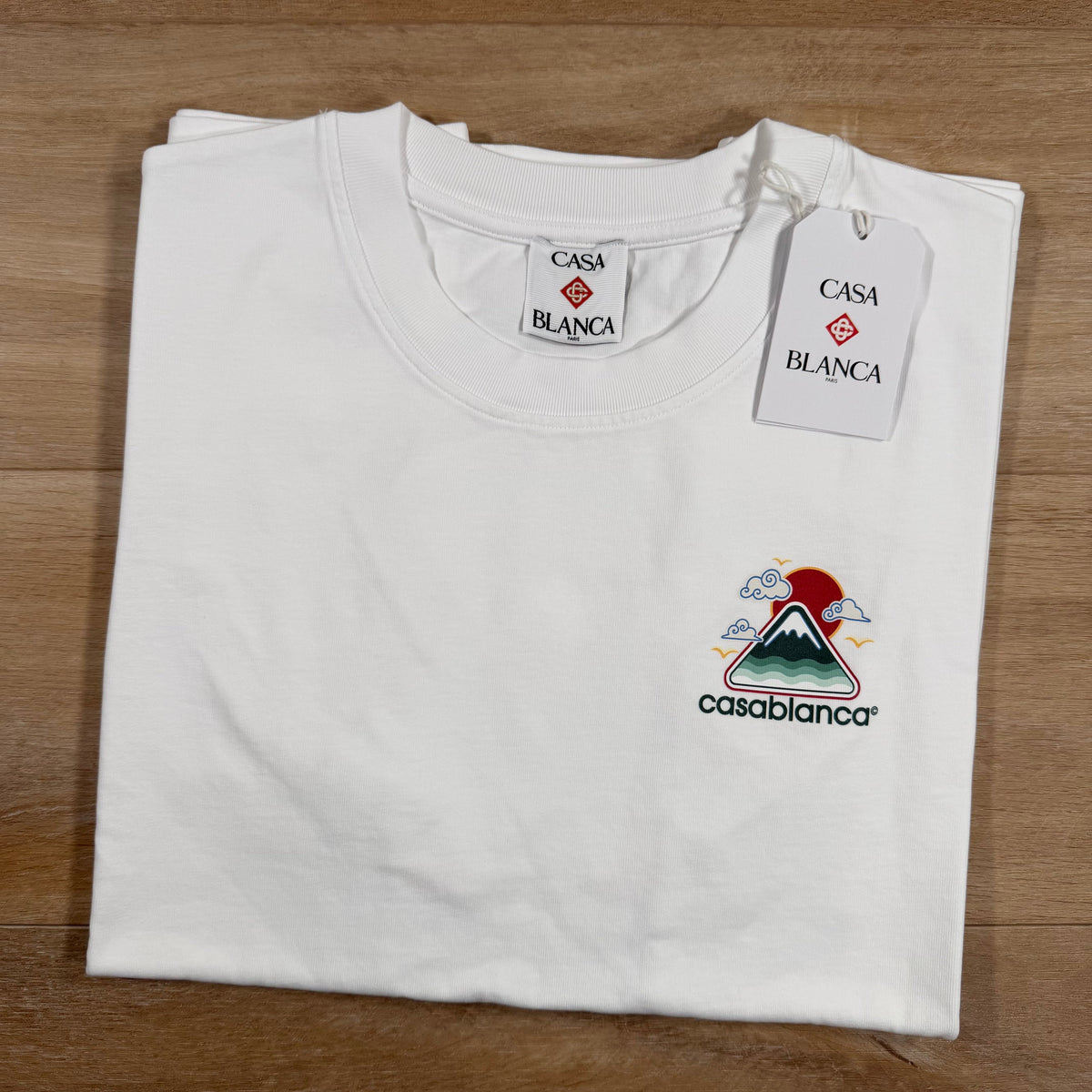 Casablanca Montagne Ondulee T-Shirt in White