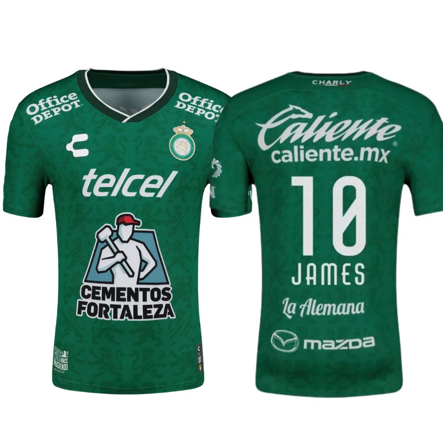 Club León James 10 Home Fan Jersey 2024/25
