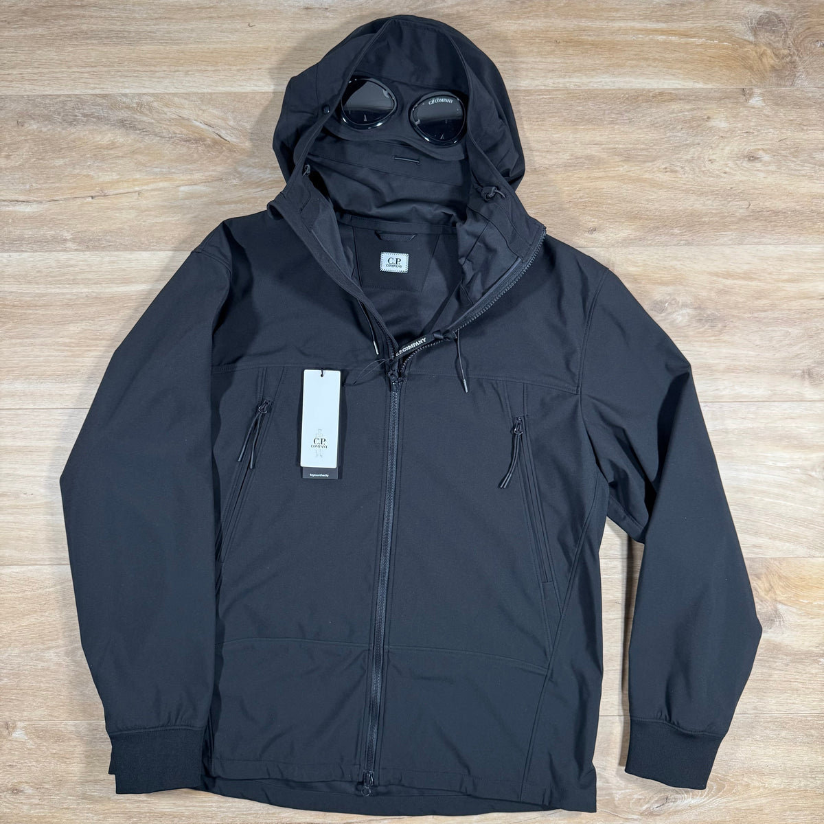 C.P. Company Shell-R Goggle Jacket in Black