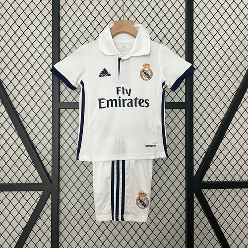 Camiseta Real Madrid I 16/17 Conjunto Infantil (Retro)