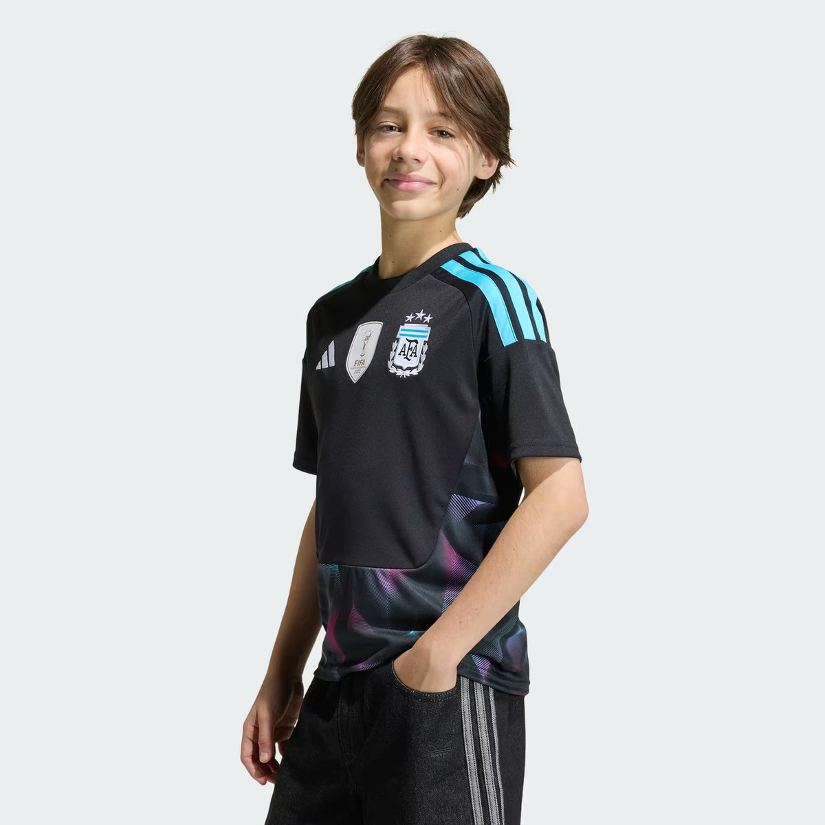 Kids 2026 Argentina Home Goalkeeper Jersey