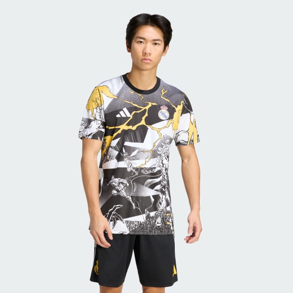 Camiseta Calentamiento  Real Madrid Avengers 25/26