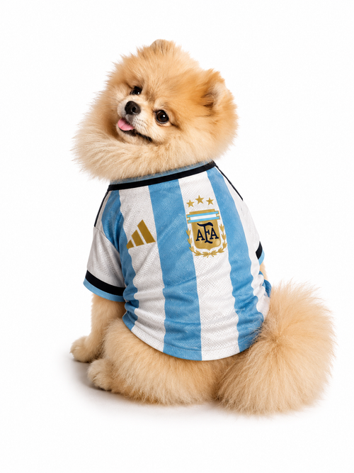 Camisetas del Mundial 2026 Mascotas - Argentina