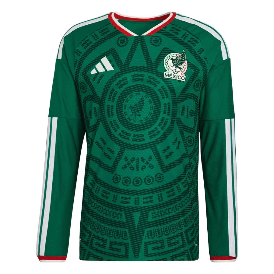 Mexico Home - Long Sleeve Shirt 2026 World Cup - Authentic Player
