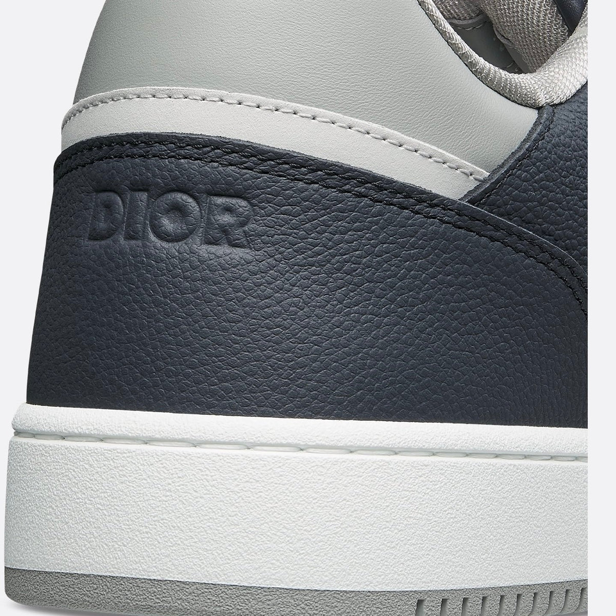 Dior B27 Uptown Low-Top Sneaker in Navy Blue / Dior Grey
