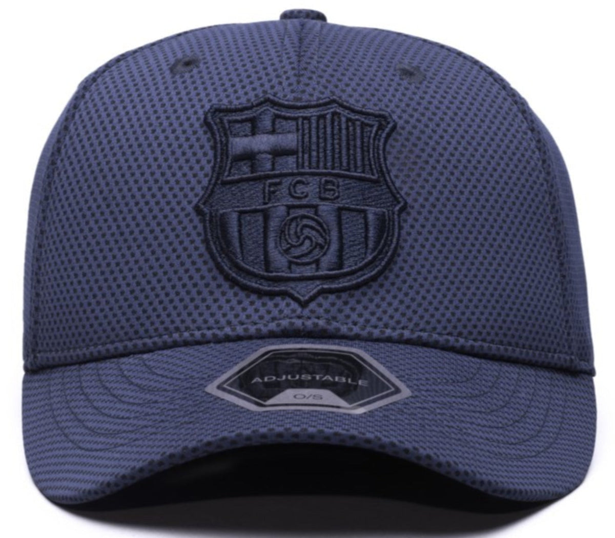 FI COLLECTIONS BARCELONA TROPHY ADJUSTABLE HAT-NAVY/BLACK