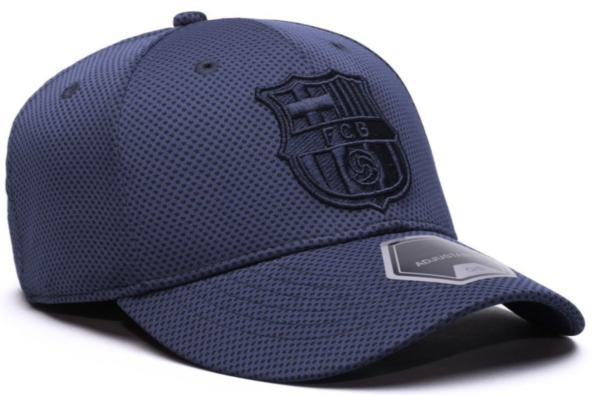 FI COLLECTIONS BARCELONA TROPHY ADJUSTABLE HAT-NAVY/BLACK