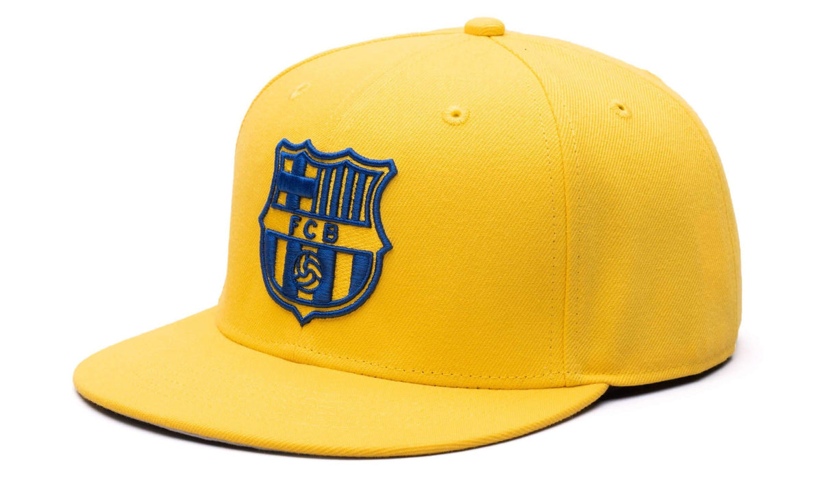 FC BARCELONA RETRO CAPSULE SNAPBACK HAT- Cyber Yellow