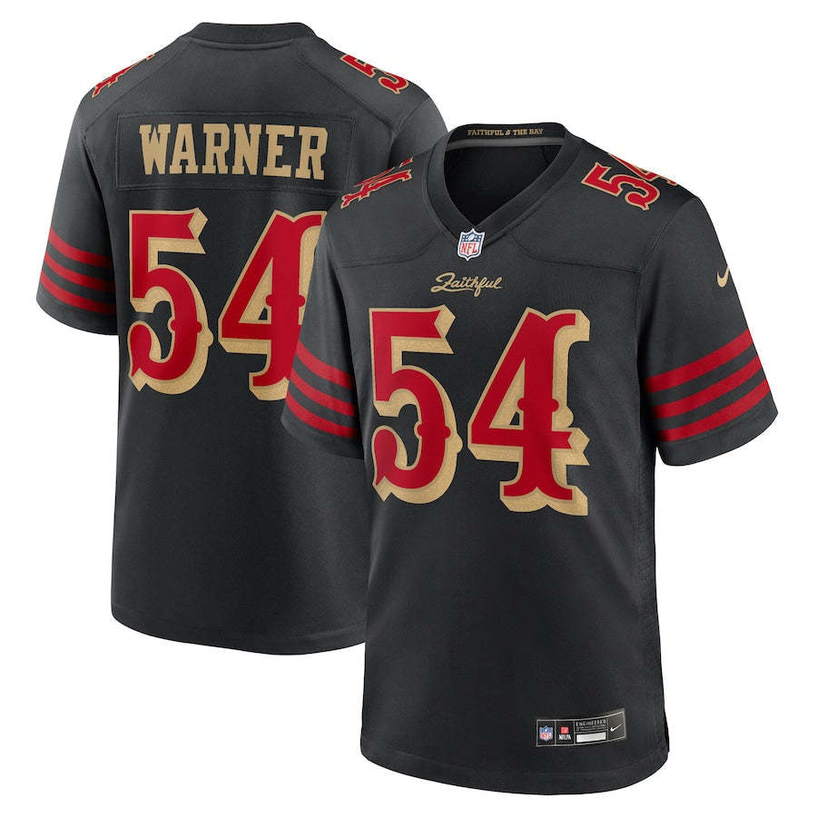 Fred Warner San Francisco 49ers 2025 Rivalries Collection Jersey - Black