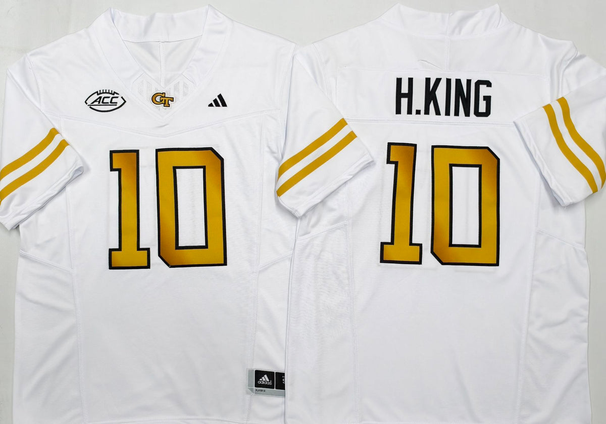 Haynes King Georgia Tech Yellow Jackets Jersey – White