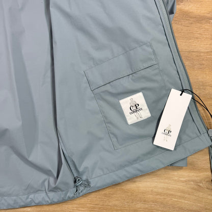 C.P. Company Shell-R Goggle Lens Jacket in Silver Blue