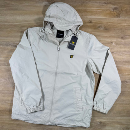 Lyle & Scott Water Resistant Hooded Jacket in Cove