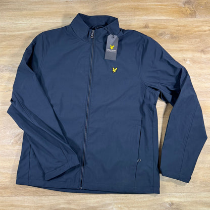 Lyle & Scott Mesh Back Soft-Shell Jacket in Dark Navy