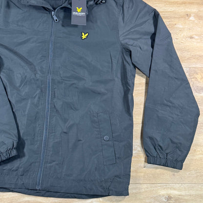 Lyle & Scott Water Resistant Hooded Jacket in Gunmetal