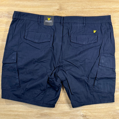 Lyle & Scott Cotton Cargo Shorts in Dark Navy
