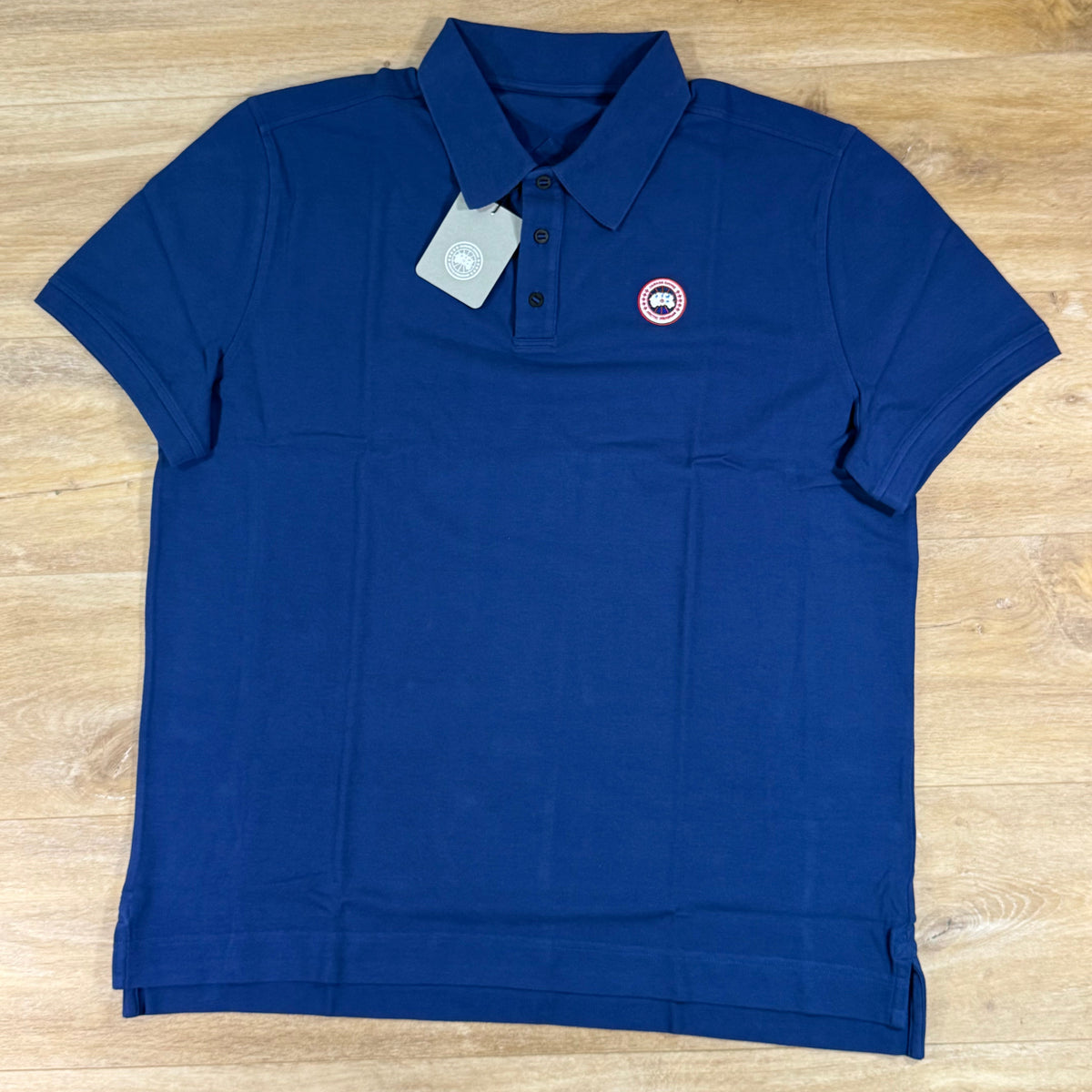 Canada Goose Beckley Polo Shirt in Oxford Navy