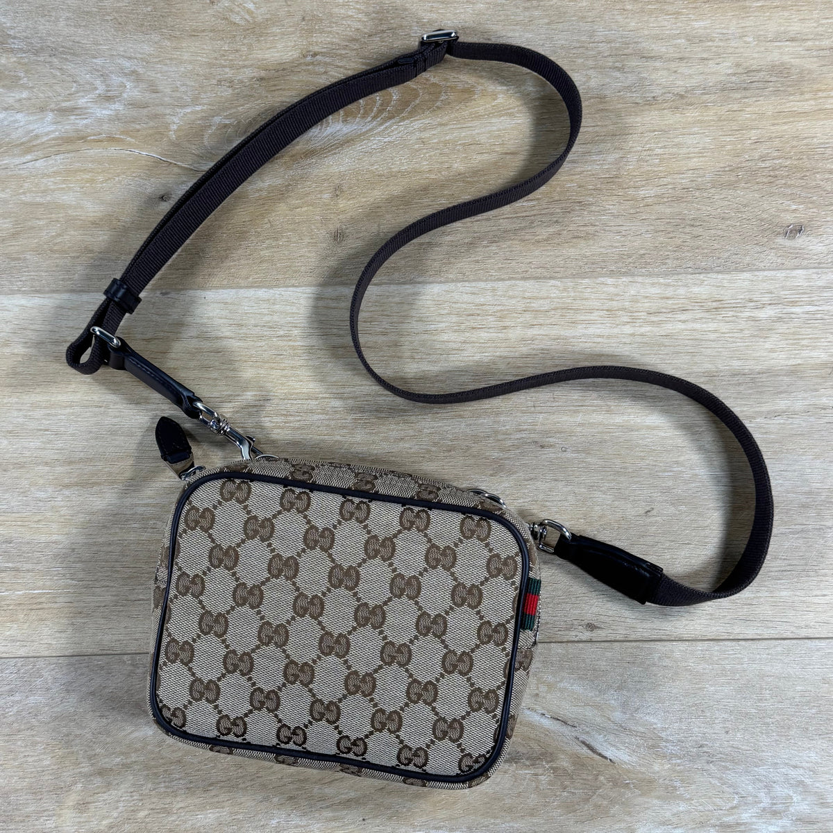 Gucci Mini GG Canvas Bag in Beige