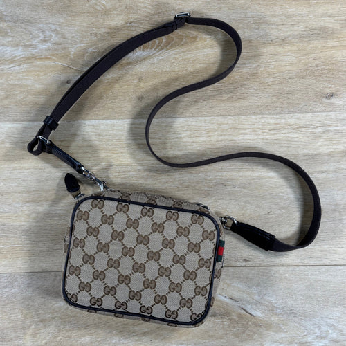 Gucci Mini GG Canvas Bag in Beige