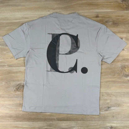 C.P. Company 30/1 Jersey Logo T-Shirt in Dove