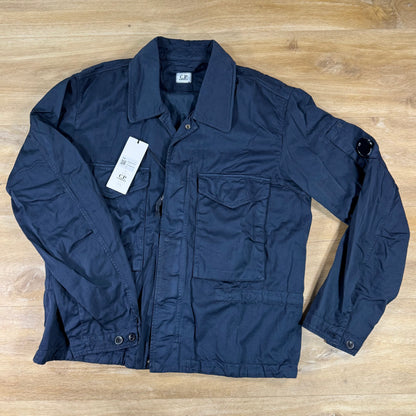 C.P. Company Raso Cinque Lens Overshirt in Midnight Navy