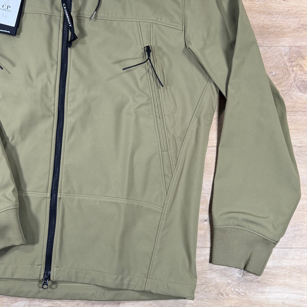 C.P. Company Shell-R Goggle Jacket in Dried Herb - Green