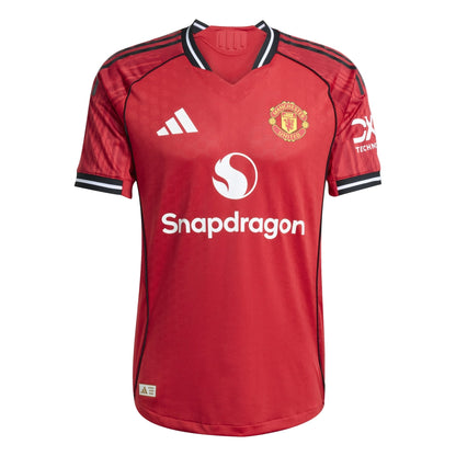 Adidas Men's Manchester United Authentic Player Home Jersey 25/26