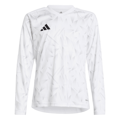 adidas Youth Team Icon 25 Long Sleeve Jersey - White