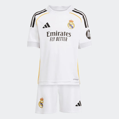 Adidas Youth Real Madrid Home Mini Kit 25/26