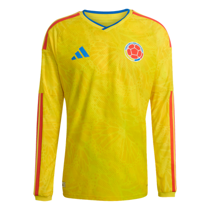 Adidas Colombia 2026 Authentic Long Sleeve Jersey