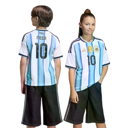 Adidas Argentina 2026 Messi Youth Home Jersey