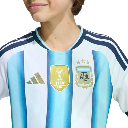 Adidas Argentina 2026 Youth Home Jersey