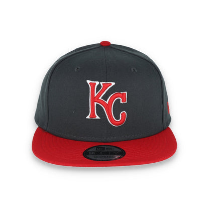 New Era Kansas Royals 2-Tone Color Pack 9Fifty Snapback Hat- Grey/Scarlet