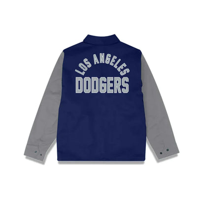 NEW ERA LOS ANGELES DODGERS ESSENTIAL TEAM COACH JACKET