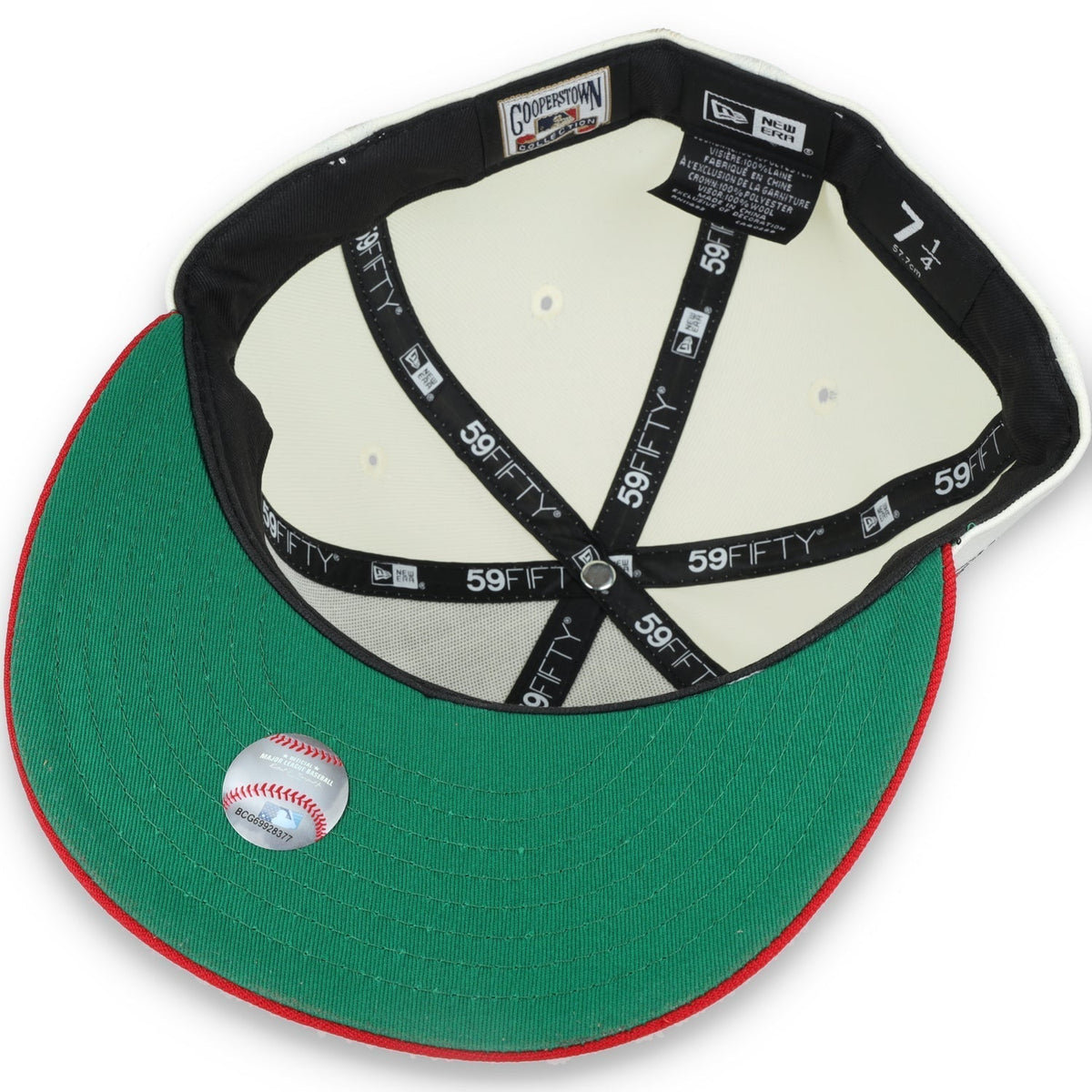 New Era California Angeles 35th Anniversary Patch 59FIFTY Fitted Ivory Hat