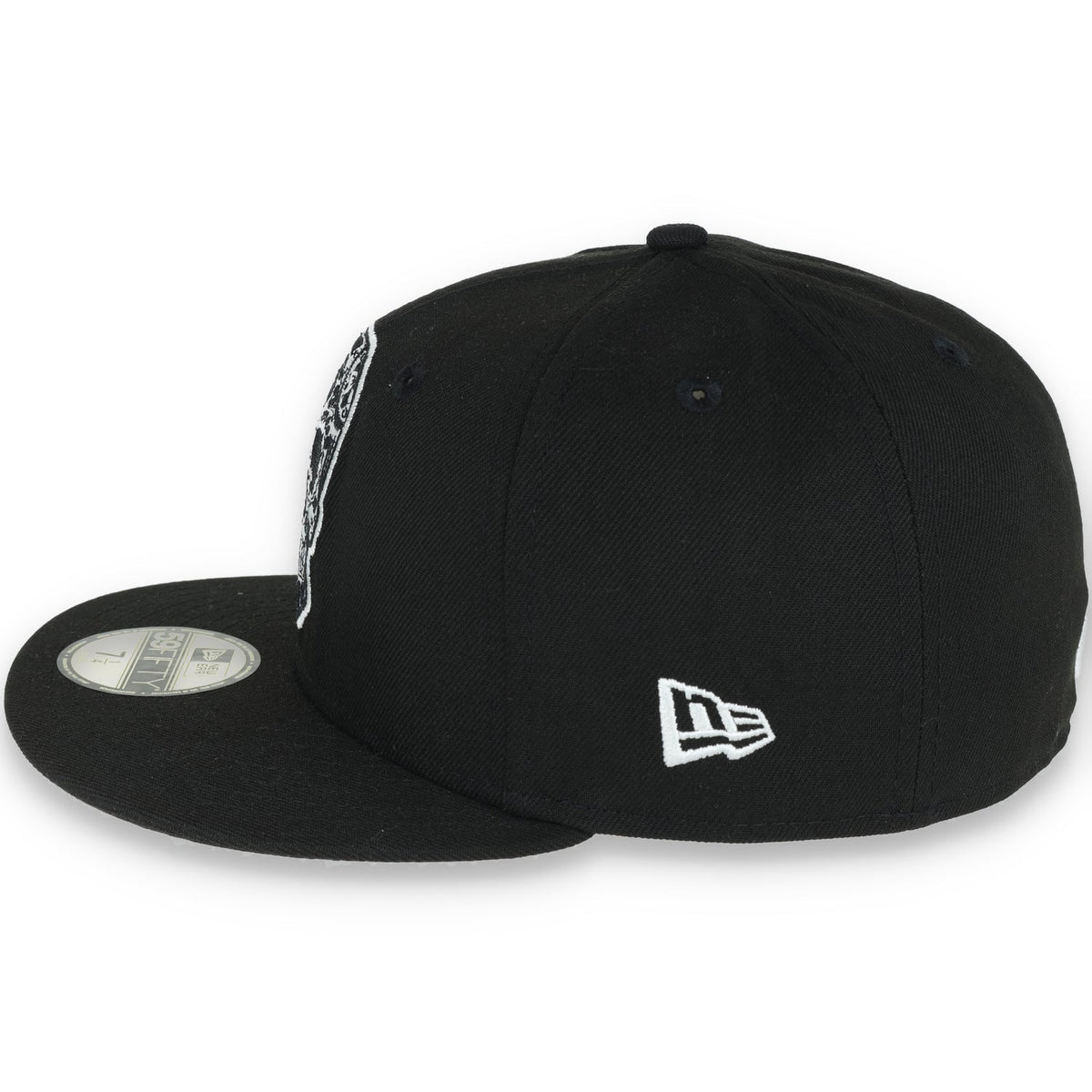 NEW ERA SAN FRANCISCO GIANTS SUGAR SKULL 59FIFTY FITTED HAT-BLACK/WHITE
