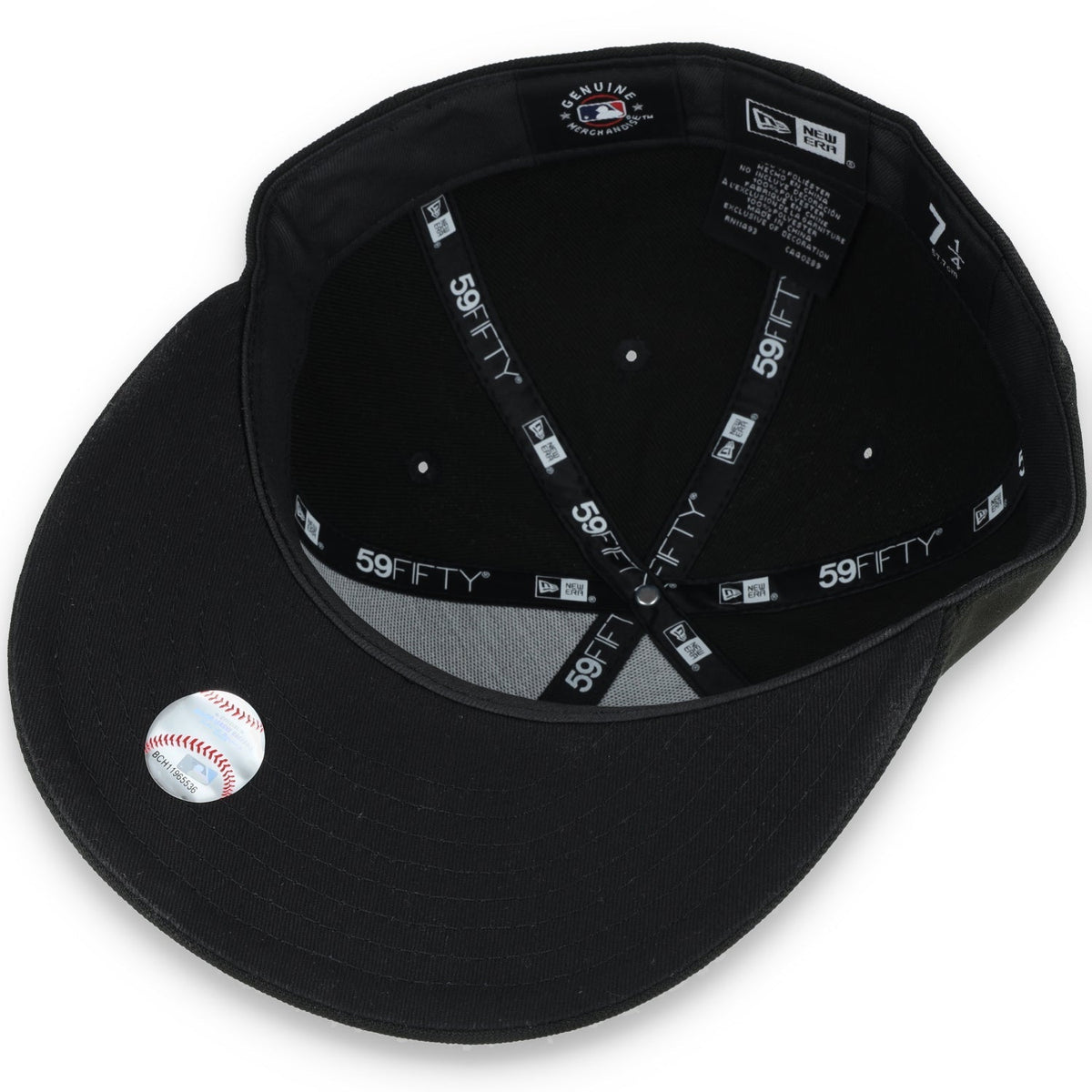 NEW ERA SAN FRANCISCO GIANTS SUGAR SKULL 59FIFTY FITTED HAT-BLACK/WHITE