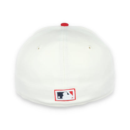 New Era California Angeles 35th Anniversary Patch 59FIFTY Fitted Ivory Hat