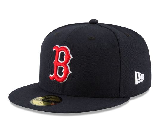 BOSTON RED SOX NEW ERA HOME AUTHENTIC COLLECTION 59FIFTY FITTED-ON-FIELD COLLECTION NAVY-RED