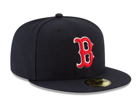 BOSTON RED SOX NEW ERA HOME AUTHENTIC COLLECTION 59FIFTY FITTED-ON-FIELD COLLECTION NAVY-RED