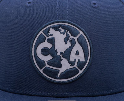 FI COLLECTION CLUB AMERICA BRAVEHEART FITTED HAT-NAVY