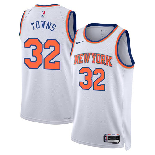 Karl-Anthony Towns New York Knicks - Association Edition - Swingman Jersey - White