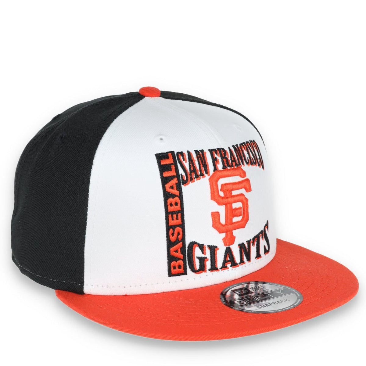 New Era San Francisco Giants Retro Sport 9FIFTY Snapback Hat - White/Black
