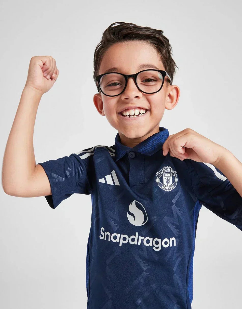 Kids Manchester United Visitante Kit 2024/2025