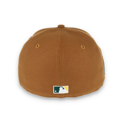 New Era Oakland Athletics 40th Anniversary Patch 59FIFTY Fitted-Peanut/DK Green