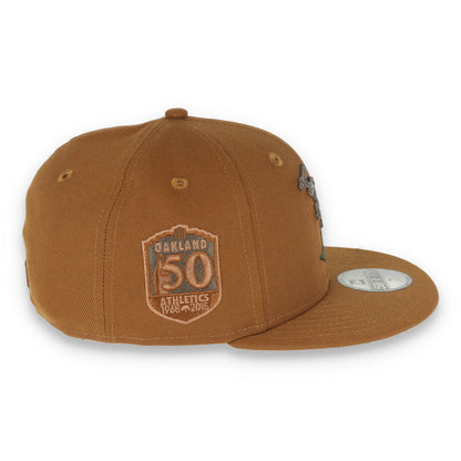 New Era Oakland Athletics 50th Anniversary Patch 59FIFTY Fitted-Peanut/DK Green